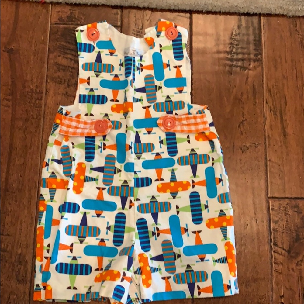 Boys planes shortalls